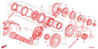 HULPAS (DIESEL) (2.2L) voor Honda CIVIC DIESEL 2.2 ELEGANCE 5 deuren 6-versnellings handgeschakelde versnellingsbak 2012