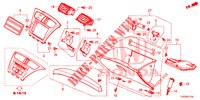 INSTRUMENTEN AFWERKING (COTE DE PASSAGER) (LH) voor Honda CIVIC DIESEL 2.2 ELEGANCE 5 deuren 6-versnellings handgeschakelde versnellingsbak 2012