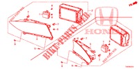 MIDDEN DISPLAY  voor Honda CIVIC DIESEL 2.2 ELEGANCE 5 deuren 6-versnellings handgeschakelde versnellingsbak 2012