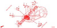 MOTOR DRAAD BUNDEL STANG (DIESEL) (2.2L) voor Honda CIVIC DIESEL 2.2 ELEGANCE 5 deuren 6-versnellings handgeschakelde versnellingsbak 2012