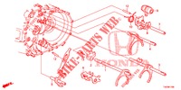 OVERSCHAKELVORK/STELSCHROEF (DIESEL) (2.2L) voor Honda CIVIC DIESEL 2.2 ELEGANCE 5 deuren 6-versnellings handgeschakelde versnellingsbak 2012
