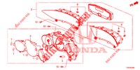 SNELHEIDSMETER  voor Honda CIVIC DIESEL 2.2 ELEGANCE 5 deuren 6-versnellings handgeschakelde versnellingsbak 2012
