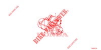 STARTMOTOR (DENSO) (DIESEL) (2.2L) voor Honda CIVIC DIESEL 2.2 ELEGANCE 5 deuren 6-versnellings handgeschakelde versnellingsbak 2012