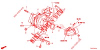 TURBOLADER (DIESEL) (2.2L) voor Honda CIVIC DIESEL 2.2 ELEGANCE 5 deuren 6-versnellings handgeschakelde versnellingsbak 2012