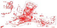 V. ZITTING COMPONENTEN (D.) (SIEGE REGLAGE MANUEL) voor Honda CIVIC DIESEL 2.2 ELEGANCE 5 deuren 6-versnellings handgeschakelde versnellingsbak 2012