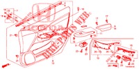 VOOR PORTIER VOERING (LH) voor Honda CIVIC DIESEL 2.2 ELEGANCE 5 deuren 6-versnellings handgeschakelde versnellingsbak 2012