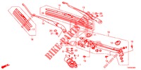 VOOR RUITESPROEIER (LH) voor Honda CIVIC DIESEL 2.2 ELEGANCE 5 deuren 6-versnellings handgeschakelde versnellingsbak 2012