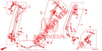 VOOR ZITTING/VEILIGHEIDSRIEMEN  voor Honda CIVIC DIESEL 2.2 ELEGANCE 5 deuren 6-versnellings handgeschakelde versnellingsbak 2012