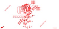 VSA MODULATOR(RH)('00 )  voor Honda CIVIC DIESEL 2.2 ELEGANCE 5 deuren 6-versnellings handgeschakelde versnellingsbak 2012