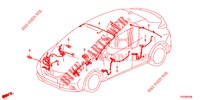 BEDRADINGSBUNDEL (4) (LH) voor Honda CIVIC 1.4 COMFORT 5 deuren 6-versnellings handgeschakelde versnellingsbak 2013