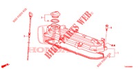 CILINDERKOP AFDEKKING (1.4L) voor Honda CIVIC 1.4 COMFORT 5 deuren 6-versnellings handgeschakelde versnellingsbak 2013