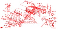 INLAAT SPRUITSTUK (1.4L) voor Honda CIVIC 1.4 COMFORT 5 deuren 6-versnellings handgeschakelde versnellingsbak 2013