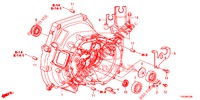 KOPPELING BEHUIZING  voor Honda CIVIC 1.4 COMFORT 5 deuren 6-versnellings handgeschakelde versnellingsbak 2013