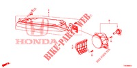 MISTLAMPEN / DAGRIJLICHTEN voor Honda CIVIC 1.4 COMFORT 5 deuren 6-versnellings handgeschakelde versnellingsbak 2013