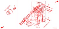 OLIEPOMP (1.4L) voor Honda CIVIC 1.4 COMFORT 5 deuren 6-versnellings handgeschakelde versnellingsbak 2013