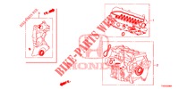 PAKKINGPAKKET/ VERSNELLINGSBAKSAMENSTEL (1.4L) voor Honda CIVIC 1.4 COMFORT 5 deuren 6-versnellings handgeschakelde versnellingsbak 2013