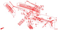 VOOR RUITESPROEIER (LH) voor Honda CIVIC 1.4 COMFORT 5 deuren 6-versnellings handgeschakelde versnellingsbak 2013