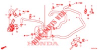 WATERSLANG/VERWARMING KANAAL (1.4L) (LH) voor Honda CIVIC 1.4 COMFORT 5 deuren 6-versnellings handgeschakelde versnellingsbak 2013