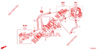 WATERSLANG/VERWARMING KANAAL (1.4L) voor Honda CIVIC 1.4 COMFORT 5 deuren 6-versnellings handgeschakelde versnellingsbak 2013