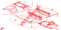ACHTER VLOER BOX  voor Honda CIVIC 1.4 EXECUTIVE 5 deuren 6-versnellings handgeschakelde versnellingsbak 2013