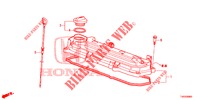 CILINDERKOP AFDEKKING (1.4L) voor Honda CIVIC 1.4 EXECUTIVE 5 deuren 6-versnellings handgeschakelde versnellingsbak 2013