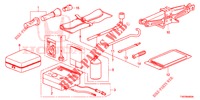 GEREEDSCHAP/KRIK  voor Honda CIVIC 1.4 EXECUTIVE 5 deuren 6-versnellings handgeschakelde versnellingsbak 2013