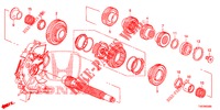 HULPAS  voor Honda CIVIC 1.4 EXECUTIVE 5 deuren 6-versnellings handgeschakelde versnellingsbak 2013