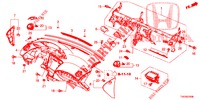 INSTRUMENTEN PANEEL BOVEN (LH) voor Honda CIVIC 1.4 EXECUTIVE 5 deuren 6-versnellings handgeschakelde versnellingsbak 2013