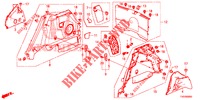 KOFFERBAK ZIJ BEKLEDING  voor Honda CIVIC 1.4 EXECUTIVE 5 deuren 6-versnellings handgeschakelde versnellingsbak 2013