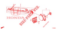 MISTLAMPEN / DAGRIJLICHTEN voor Honda CIVIC 1.4 EXECUTIVE 5 deuren 6-versnellings handgeschakelde versnellingsbak 2013