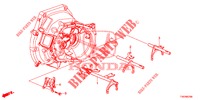 OVERSCHAKELVORK/STELSCHROEF  voor Honda CIVIC 1.4 EXECUTIVE 5 deuren 6-versnellings handgeschakelde versnellingsbak 2013