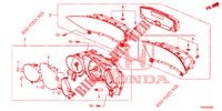 SNELHEIDSMETER  voor Honda CIVIC 1.4 EXECUTIVE 5 deuren 6-versnellings handgeschakelde versnellingsbak 2013
