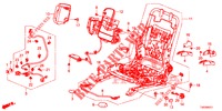 V. ZITTING COMPONENTEN (G.) (HAUTEUR MANUELLE) voor Honda CIVIC 1.4 EXECUTIVE 5 deuren 6-versnellings handgeschakelde versnellingsbak 2013
