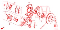 VOOR REM  voor Honda CIVIC 1.4 EXECUTIVE 5 deuren 6-versnellings handgeschakelde versnellingsbak 2013