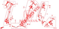 VOOR ZITTING/VEILIGHEIDSRIEMEN  voor Honda CIVIC 1.4 EXECUTIVE 5 deuren 6-versnellings handgeschakelde versnellingsbak 2013