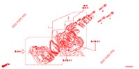 GAS HUIS (1.8L) voor Honda CIVIC 1.8 EXECUTIVE 5 deuren 6-versnellings handgeschakelde versnellingsbak 2013
