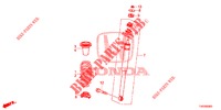 ACHTER SCHOK ABSORBEERDER  voor Honda CIVIC 1.8 EXECUTIVE 5 deuren 5-traps automatische versnellingsbak 2013