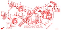 AIRCONDITIONER (COMPRESSEUR) (1.8L) voor Honda CIVIC 1.8 EXECUTIVE 5 deuren 5-traps automatische versnellingsbak 2013