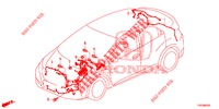 BEDRADINGSBUNDEL (1) (LH) voor Honda CIVIC 1.8 EXECUTIVE 5 deuren 5-traps automatische versnellingsbak 2013
