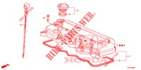 CILINDERKOP AFDEKKING (1.8L) voor Honda CIVIC 1.8 EXECUTIVE 5 deuren 5-traps automatische versnellingsbak 2013