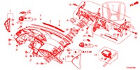 INSTRUMENTEN PANEEL BOVEN (LH) voor Honda CIVIC 1.8 EXECUTIVE 5 deuren 5-traps automatische versnellingsbak 2013