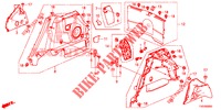 KOFFERBAK ZIJ BEKLEDING  voor Honda CIVIC 1.8 EXECUTIVE 5 deuren 5-traps automatische versnellingsbak 2013