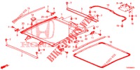 KOPLAMP AFWERKING/ZONNEKLEP/SCHUIFGLAS  voor Honda CIVIC 1.8 EXECUTIVE 5 deuren 5-traps automatische versnellingsbak 2013