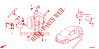 RADAR  voor Honda CIVIC 1.8 EXECUTIVE 5 deuren 5-traps automatische versnellingsbak 2013