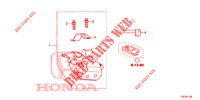 SLEUTEL CILINDER COMPONENTEN (INTELLIGENT) voor Honda CIVIC 1.8 EXECUTIVE 5 deuren 5-traps automatische versnellingsbak 2013