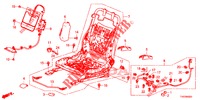 V. ZITTING COMPONENTEN (D.) (SIEGE REGLAGE MANUEL) voor Honda CIVIC 1.8 EXECUTIVE 5 deuren 5-traps automatische versnellingsbak 2013