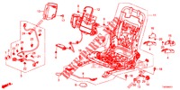 V. ZITTING COMPONENTEN (G.) (HAUTEUR MANUELLE) voor Honda CIVIC 1.8 EXECUTIVE 5 deuren 5-traps automatische versnellingsbak 2013