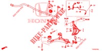 VOOR KNOKKEL  voor Honda CIVIC 1.8 EXECUTIVE 5 deuren 5-traps automatische versnellingsbak 2013