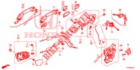 VOOR PORTIER SLOTEN/BUITEN HENDEL  voor Honda CIVIC 1.8 EXECUTIVE 5 deuren 5-traps automatische versnellingsbak 2013