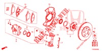VOOR REM  voor Honda CIVIC 1.8 EXECUTIVE 5 deuren 5-traps automatische versnellingsbak 2013